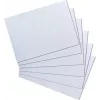 Herlitz kaartjes DIN A4, gelinieerd, wit, 170 g/m², houtvrij, blauwe liniëring, dubbelzijdig (10621282)