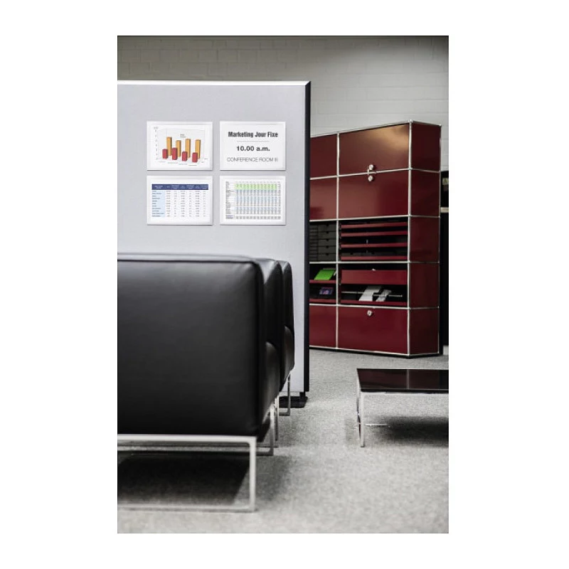 DURABLE DURAFRAME GRIP A4 informatieframe, zelfklevend, zwart, 1 stuk 496823