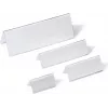 DURABLE tafelnaambordhouder tafelstandaard 61/122x210 mm acryl 10 stuks 803419