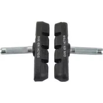 FISCHER V-brake remblokjes voor aluminium en stalen velgen, klembaar, DIN EN 14766, 1 stuk (85189)