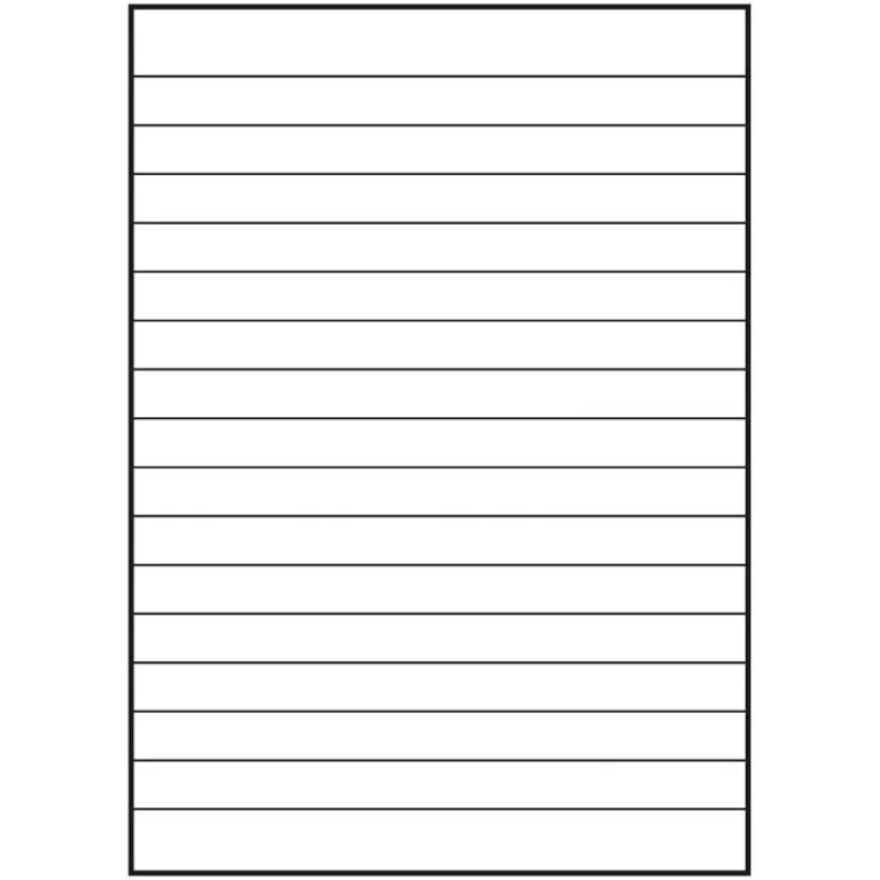 Oxford A4 gelinieerd navulpapier, 50 vel, 4-voudig geperforeerd, liniatuur 21 400131464