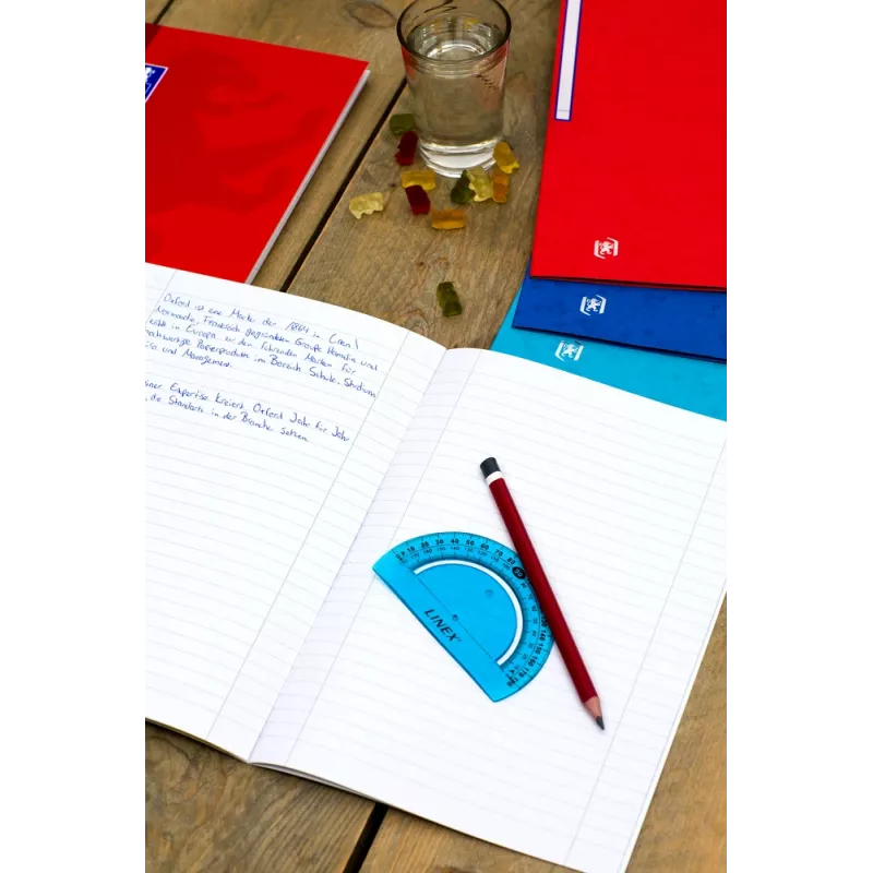 Oxford A4 gelinieerd navulpapier, 50 vel, 4-voudig geperforeerd, liniatuur 21 400131464