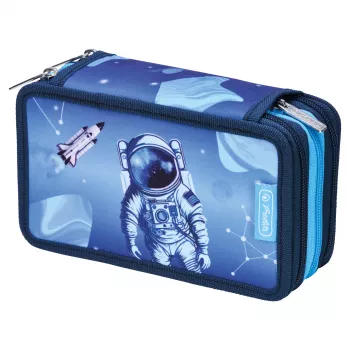 Herlitz TriCase Cosmic Explorer 31-delige etui, polyester, 3 vakken, 3 ritsen 400197093