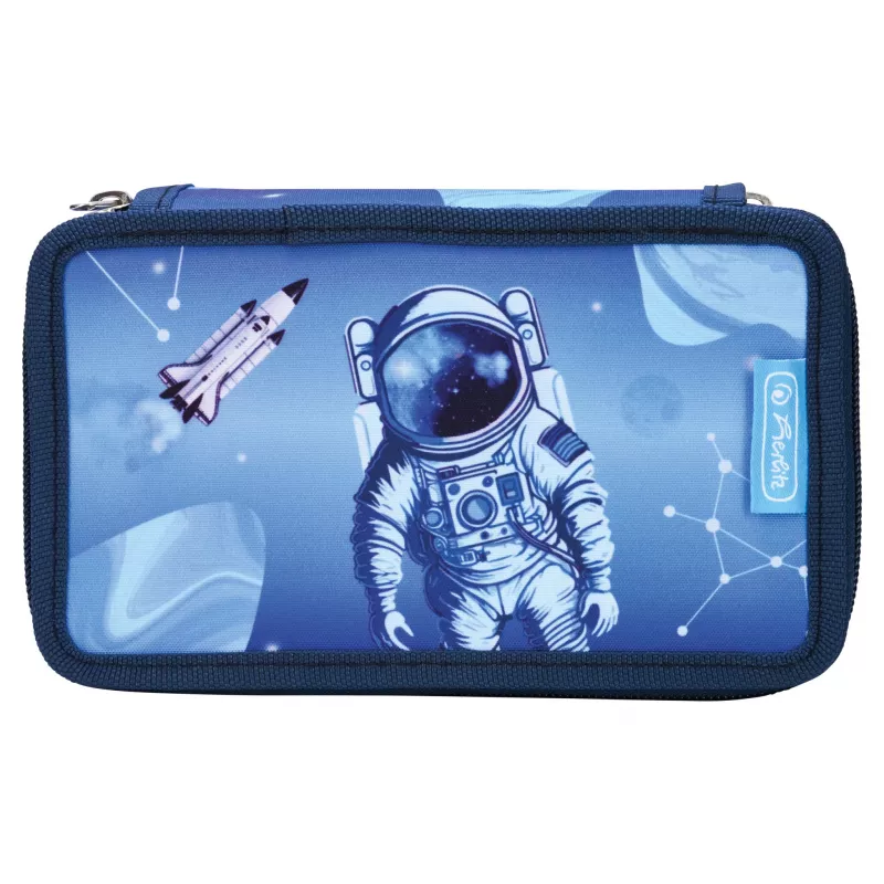 Herlitz TriCase Cosmic Explorer 31-delige etui, polyester, 3 vakken, 3 ritsen 400197093