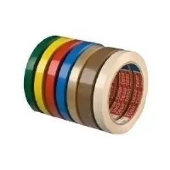 tesa 4204 PVC-verpakkingstape, 19 mm x 66 m, transparant, natuurrubberlijm, 8 rollen 04204-00010-00