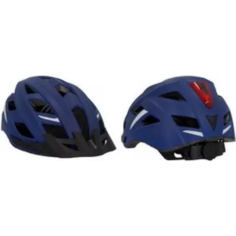 FISCHER Urban Plus Boston fietshelm L/XL met LED-achterlicht 50632