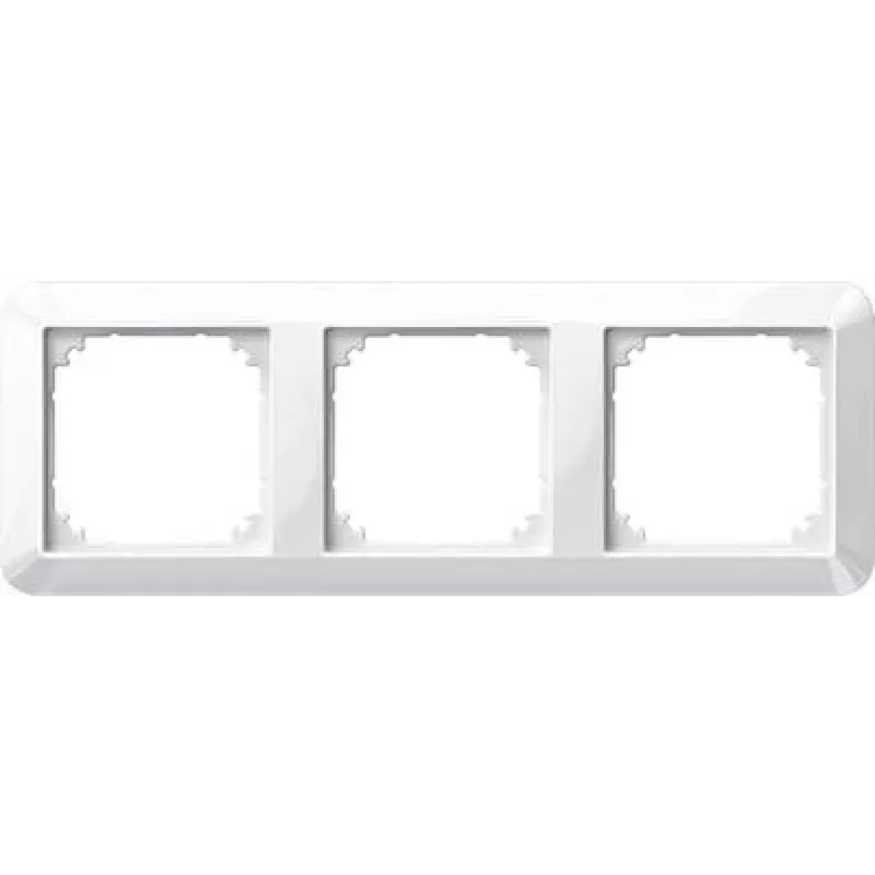 Merten 3-voudig frame 1-M, System M, polarwit glanzend 389319