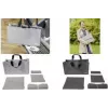 SIGEL BAB02 Desk Sharing Bag Basic L, donkergrijs, 5-delig set