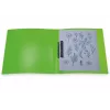 HERMA ringband A4 2-ring neon groen transparant 25 mm rug 19713