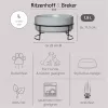 Ritzenhoff & Breker TARO voerbakset 1,8L grijs steengoed keramiek 450484