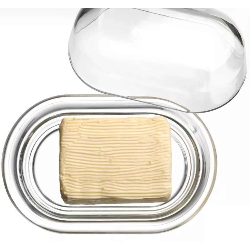 Ritzenhoff & Breker STYLE glazen botervloot met deksel 190x130x70 mm 812022
