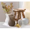 Ritzenhoff & Breker ANNALENA grijze matte glazen conische bloemenvaas, 180 mm 816723