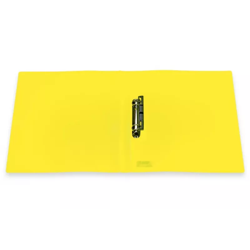HERMA ringband A4 2-ring neon geel transparant 25 mm rug 19710