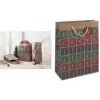 SIGEL GT044 kerstcadeautas met uitsparing, klein, bruin kraftkarton 157 g/m², 1 stuk