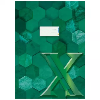 HERMA X omslag voor schriften, karton, DIN A4, donkergroen, 10 stuks 20087