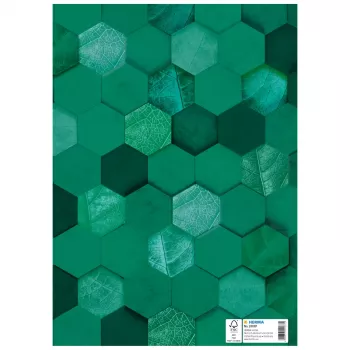 HERMA X omslag voor schriften, karton, DIN A4, donkergroen, 10 stuks 20087