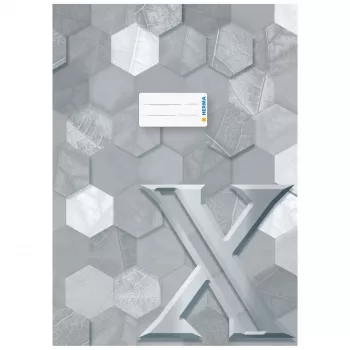 HERMA schriftbeschermer X schriftomslag, DIN A4, grijs, 10 stuks 20090