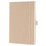 SIGEL Conceptum notitieboek A5 geruit beige hardcover met Softwave-structuur CO650