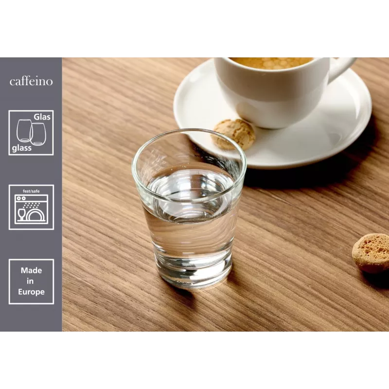 Ritzenhoff & Breker CAFFEINO espressoglazenset, 90 ml, helder glas, 6 stuks 824520