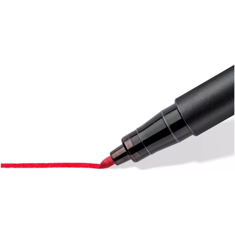 Staedtler Lumocolor permanent marker set 317 C14 - 14 verschillende kleuren, fijne punt 0,6 mm