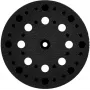 Metabo 630261000 steunschijf 125 mm diameter, middelhard, M8-schroefdraad, klittenband, 8 stofafzuiggaten