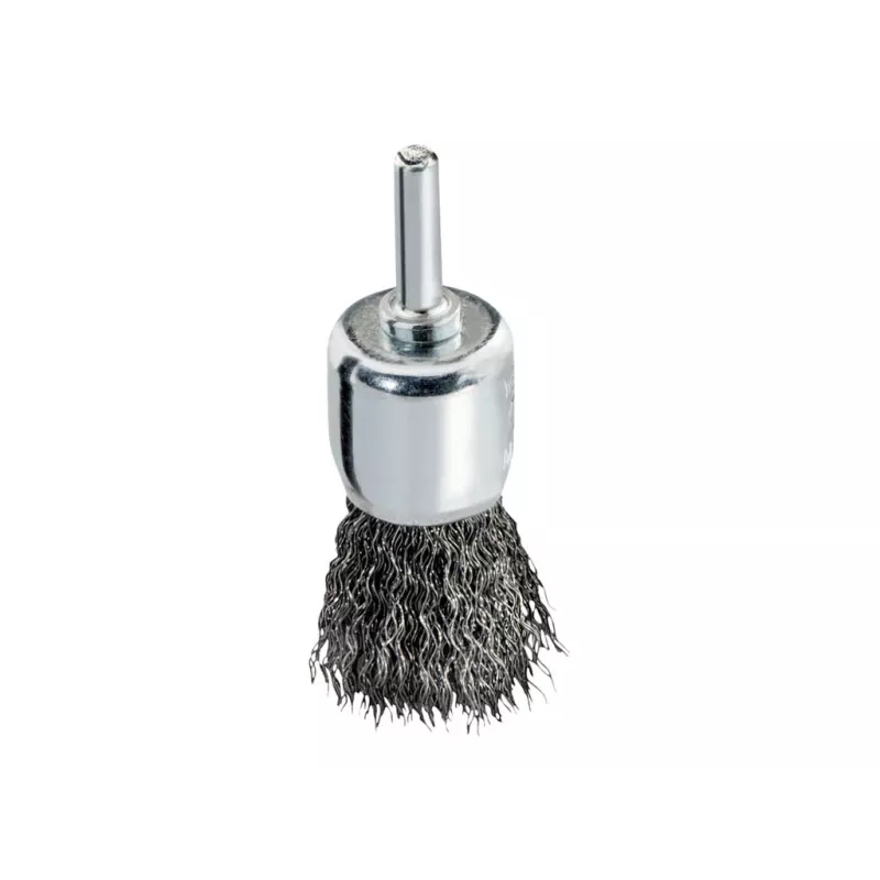 Metabo potborstel 25x0,3 mm / 6 mm schacht, gegolfd staaldraad, 20.000 t/min 630554000