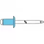 GESIPA blindklinknagel roestvrij staal A2 3x6 mm platte bolkop klembereik 1-3 mm (6330134)
