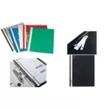 DURABLE 258010 snelhechter met hefmechaniek A4+, grijs, 25-pack