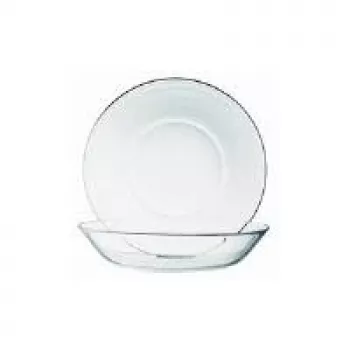 Esmeyer Cosmos dessertbord van hardglas 140 mm, 12-delige set (410-007)