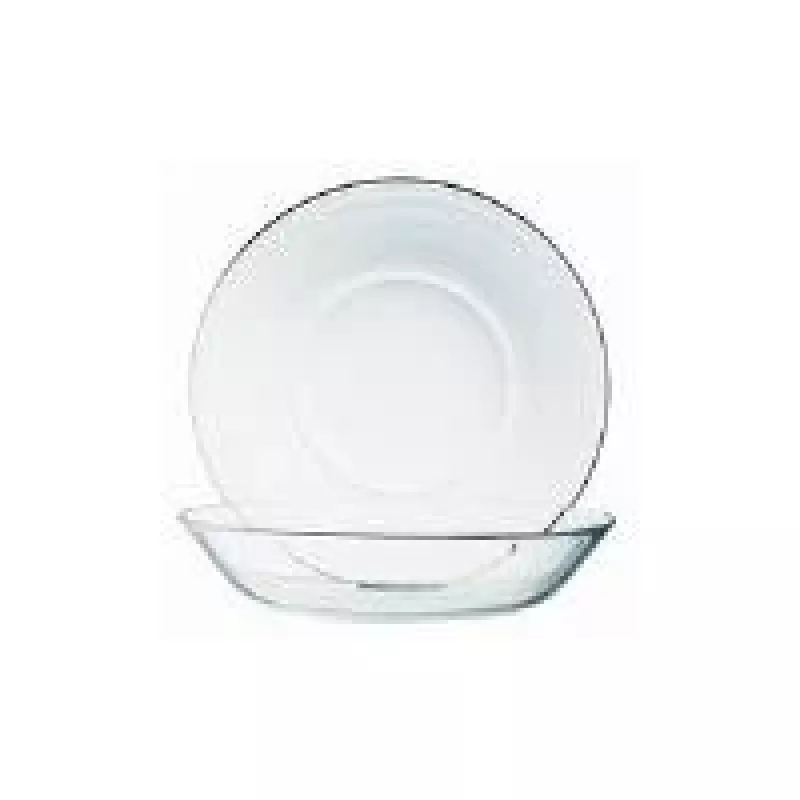 Esmeyer Cosmos dessertbord van hardglas 140 mm, 12-delige set (410-007)