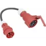 AS Schwabe 61376 stroomadapterkabel 16 A zwart 0,3 m