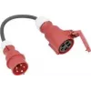 AS Schwabe 61376 stroomadapterkabel 16 A zwart 0,3 m