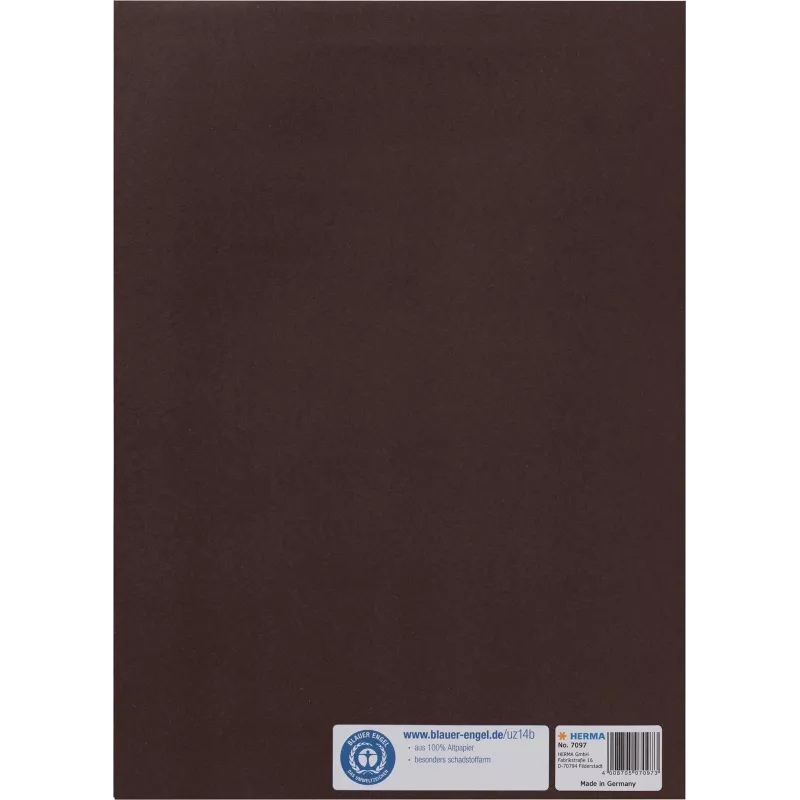 HERMA omslag voor schriften A4 bruin papier 214 x 300 mm 1 stuk 7097