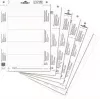 DURABLE insteeketiketten A4 210 x 297 mm, 10 vellen, wit, karton 170 g/m², laser/inkjet 485602