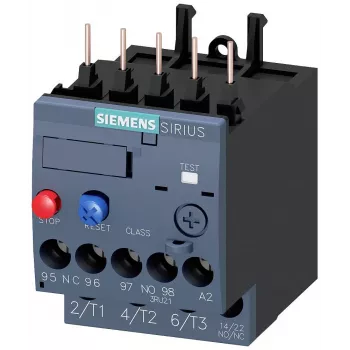 SIEMENS SIRIUS 3RU21 thermische overbelastingsbeveiliging 1,8-2,5A S00 schroefklemmen 3RU21161CB0