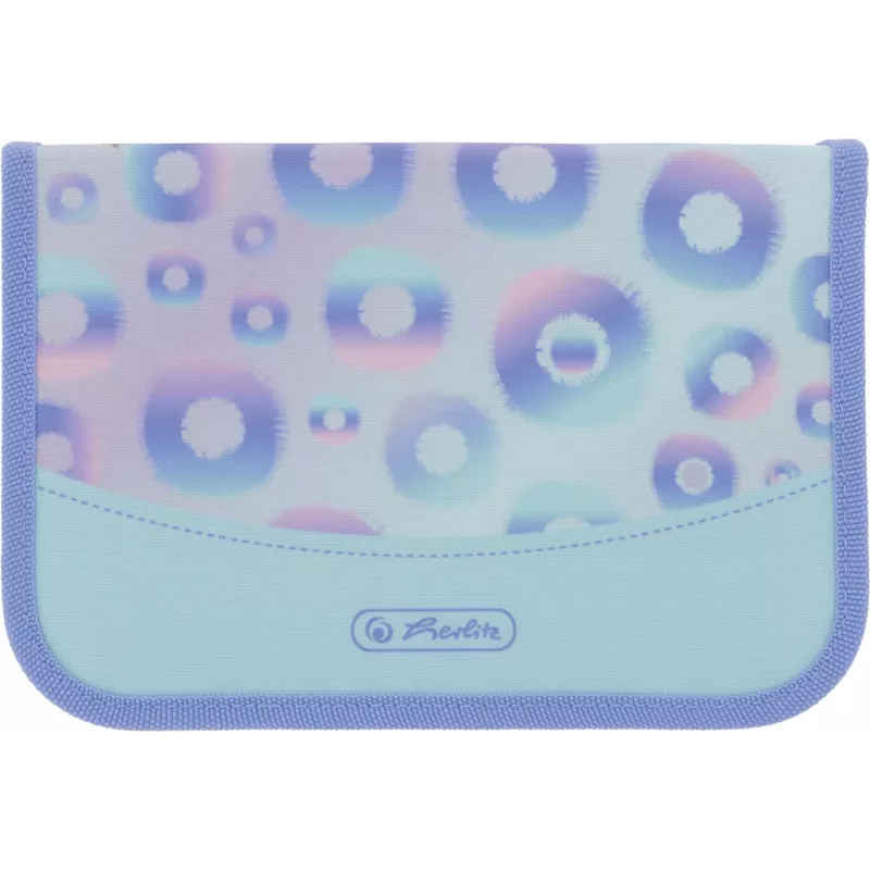 Herlitz Mystic Mermaid gevulde etui, 31 delen, blauw/roze, polyester 300001564