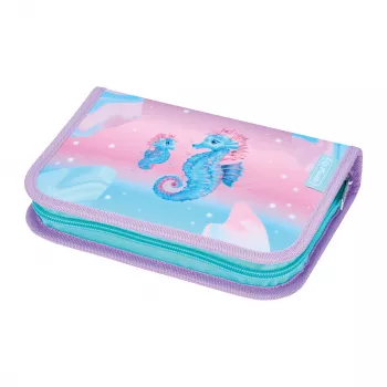 Herlitz Ocean Lights gevulde etui, 31 delen, polyester, 205 x 140 x 38 mm, 2 kleppen 400197090