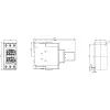 SIEMENS contactor AC-3 22kW/400V 2NO+2NC 230V AC 50A S2 schroefklemmen (3RT20361AP04)