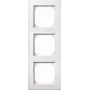 Merten System M 3-voudig afdekraam, actiefwit glanzend, inbouw 488319