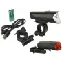 FISCHER fiets LED-verlichtingsset 40/20/10 lux, StVZO-goedgekeurd, zwart (85346)