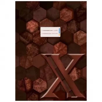 HERMA heftschoner X, karton, DIN A4, bruin, met beschriftingsveld, 10 stuks (20092)