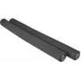 FISCHER zachte fietsgrepen, zwart, 1 paar, 125 mm, schokdempend 85756