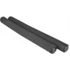 FISCHER zachte fietsgrepen, zwart, 1 paar, 125 mm, schokdempend 85756