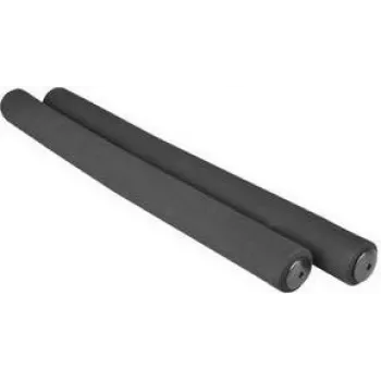 FISCHER zachte fietsgrepen, zwart, 1 paar, 125 mm, schokdempend 85756