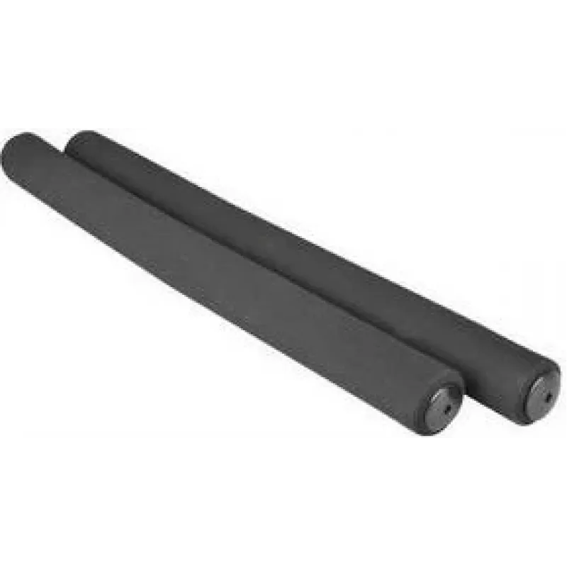 FISCHER zachte fietsgrepen, zwart, 1 paar, 125 mm, schokdempend 85756