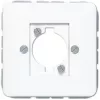 JUNG CD 568 WW afdekking voor XLR-connector (P-serie), duroplast, serie CD, alpinwit