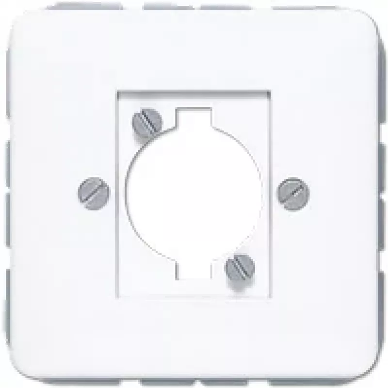 JUNG CD 568 WW afdekking voor XLR-connector (P-serie), duroplast, serie CD, alpinwit