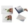 DURABLE POCKETFIX zelfklevende tas 90x57mm, duimuitsparing, transparant, 100-pack 837919