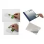 DURABLE POCKETFIX zelfklevende tas 90x57mm, duimuitsparing, transparant, 100-pack 837919