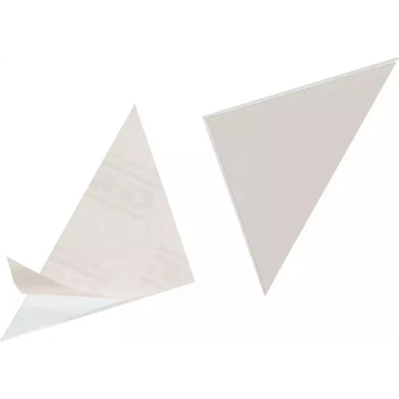 DURABLE CORNERFIX® zelfklevende driehoekstasjes 75x75 mm, transparant, 100 stuks 828119